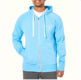 Unisex Zip Up Male Blue view 9