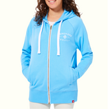 Unisex Zip Up Female Blue view 10 - open zoomed image in carousel