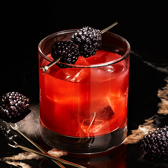 Blackberry Manarita cocktail
