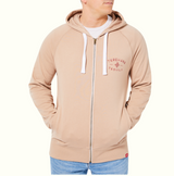 Unisex Zip Up Male Khaki view 5 - open zoomed image in carousel