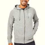 Unisex Zip Up Male Gray view 1 - open zoomed image in carousel